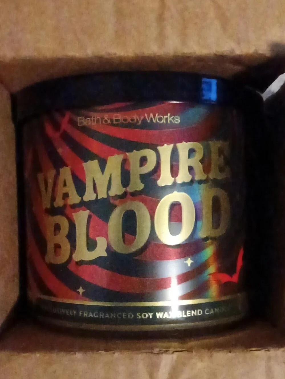 🧛Vampire Blood Scented 3-Wick Candle🧛